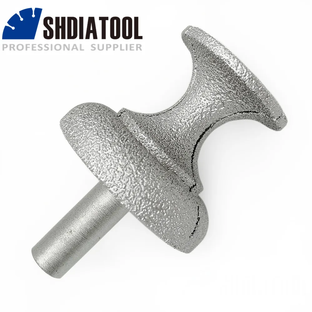 SHDIATOOL № 30 Вакуумные Паяные алмазные фрезы для контурной обработки с 1/2 &quotдля