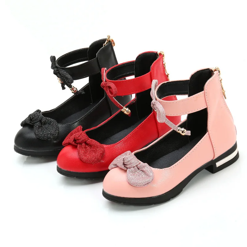 

Girls princess shoes spring 2020 new Korean fashion dance soft bottom girls spring and autumn models big children's shoes