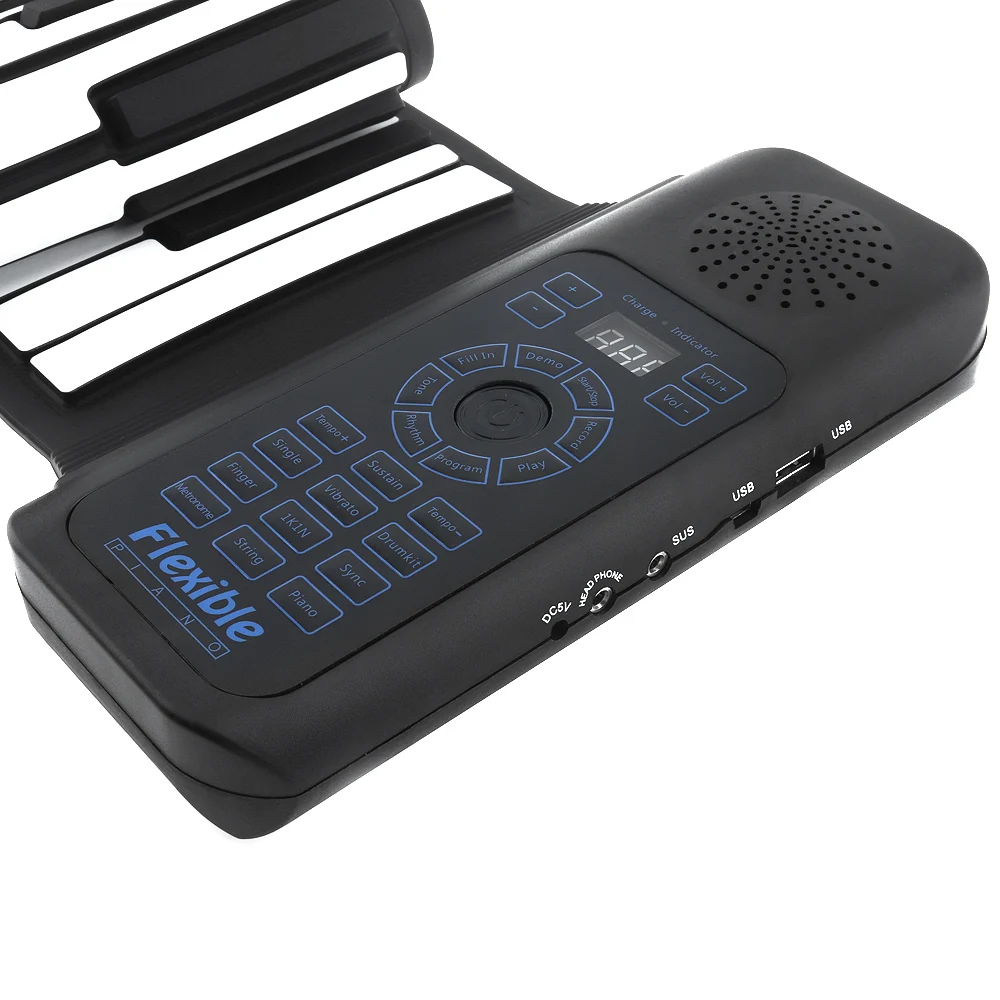 88 клавиш USB MIDI электронная рулонная пианино портативная силиконовая Гибкая клавиатура organ Sustain педаль встроенный динамик