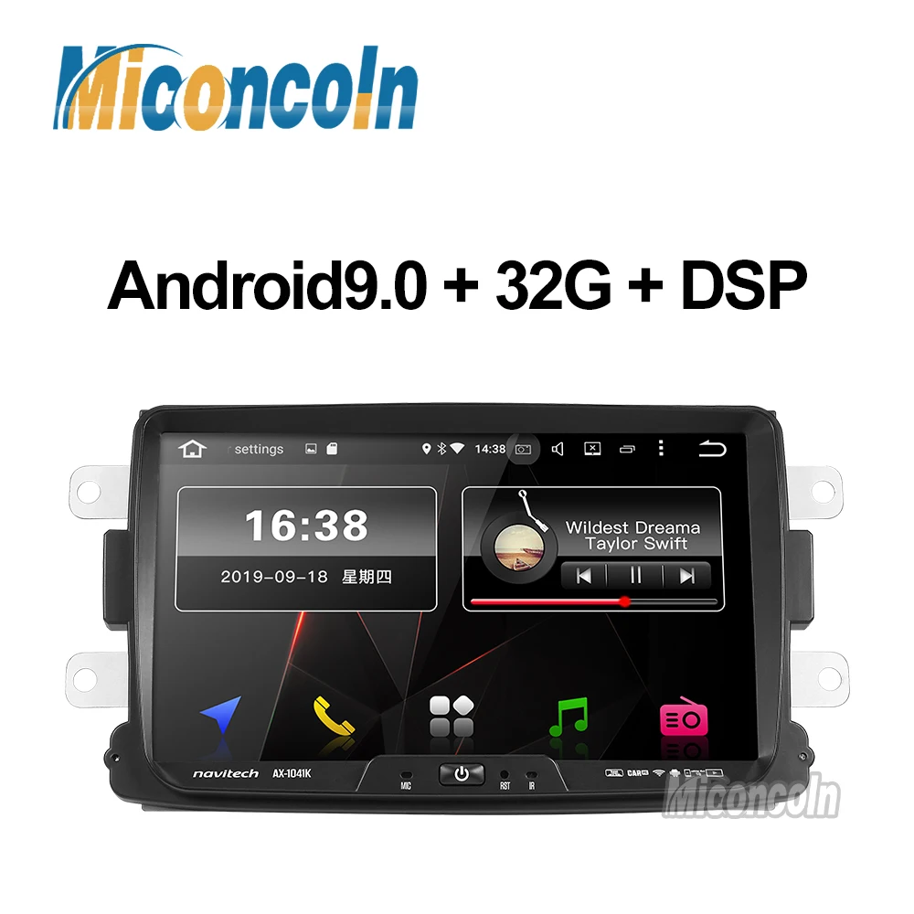 PX30 DSP внутри 2G + 32G android автомобильный dvd для Rernult Duster Dacia Радио Видео Аудио плеер gps