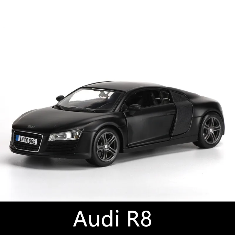 R8 Maisto 1:24 Audi R8, модель автомобиля из сплава, модель автомобиля, украшение автомобиля, коллекция, Подарочная игрушка - Цвет: R8