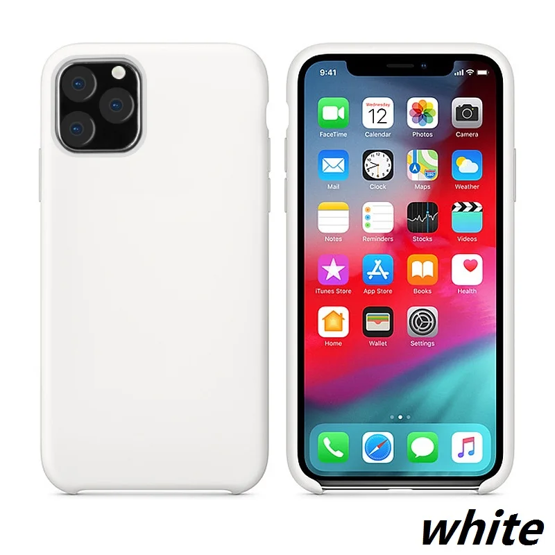 Новое поступление официальный жидкий силиконовый чехол для IPhone 11 Pro Max Мягкий силиконовый чехол из ТПУ