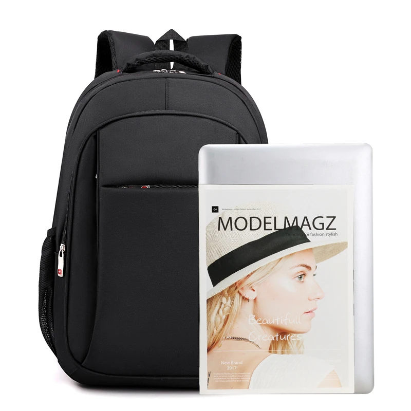 Unisex Black Backpack Fitness Hiking Camping Rucksack Students Schoolbags Business Tour Pack Breathable Bicycle Sport Men's Bags