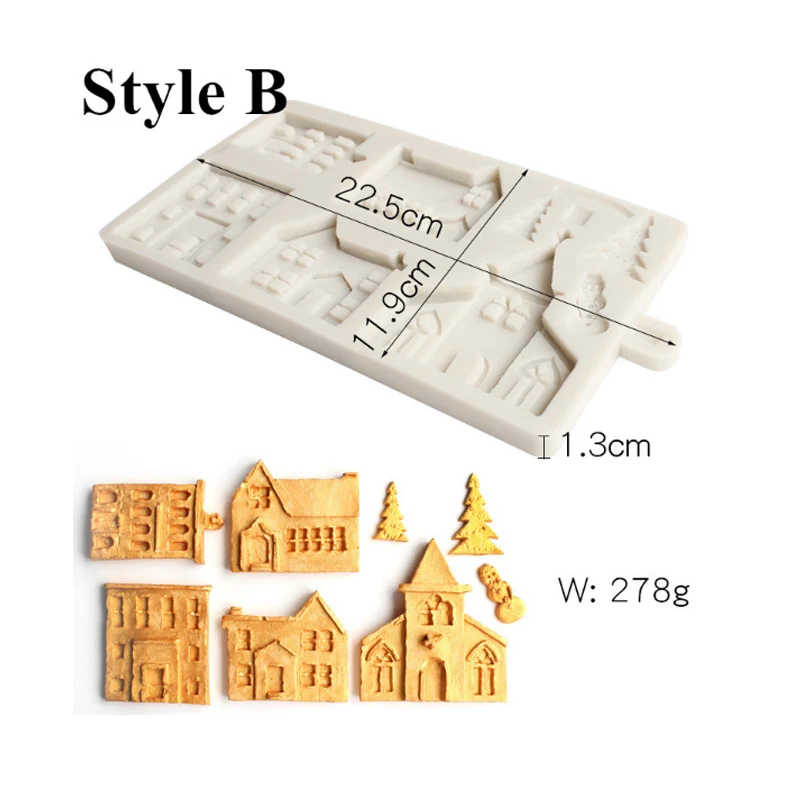 Рождественские снежинки meiбум домашние формы для торта десерт мастика сахар