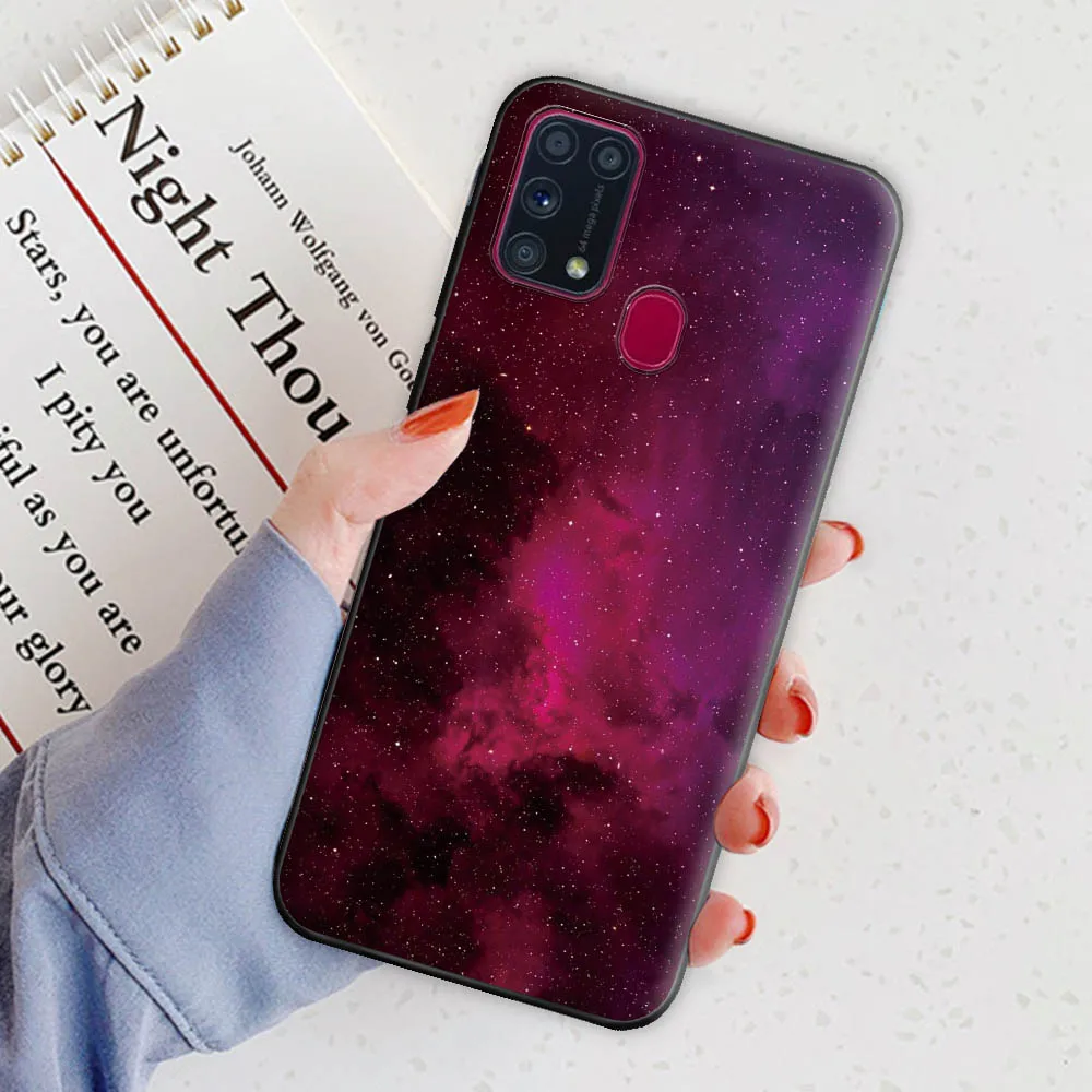 Чехол для Samsung M31 Prime силиконовый чехол мягкая ТПУ сумка Galaxy задняя крышка |