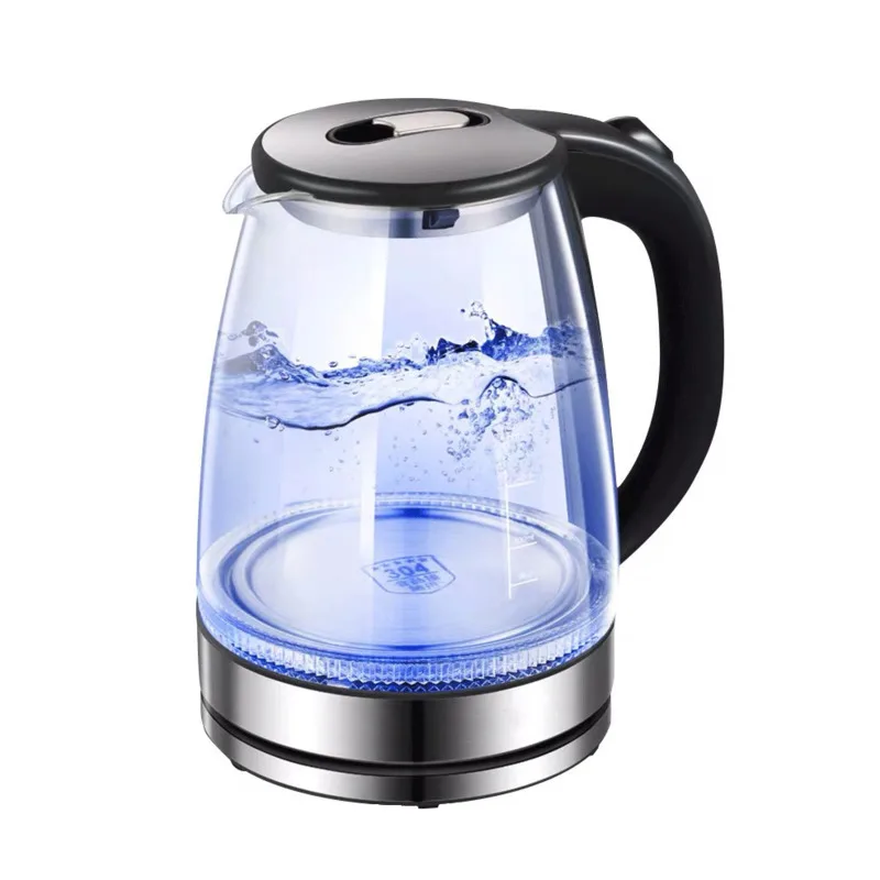 

Electric Kettle Fully Automatic Kettle Power-off Anti-drying Health Electric Kettle Blu-ray Glass Kettle EU Plug