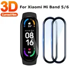 3D Защитное стекло для Xiaomi Mi Band 6 5 Защитная пленка для экрана Xiomi Mi band 6 5 4 Miband 6 Чехол смарт-ремешок 6 пленка