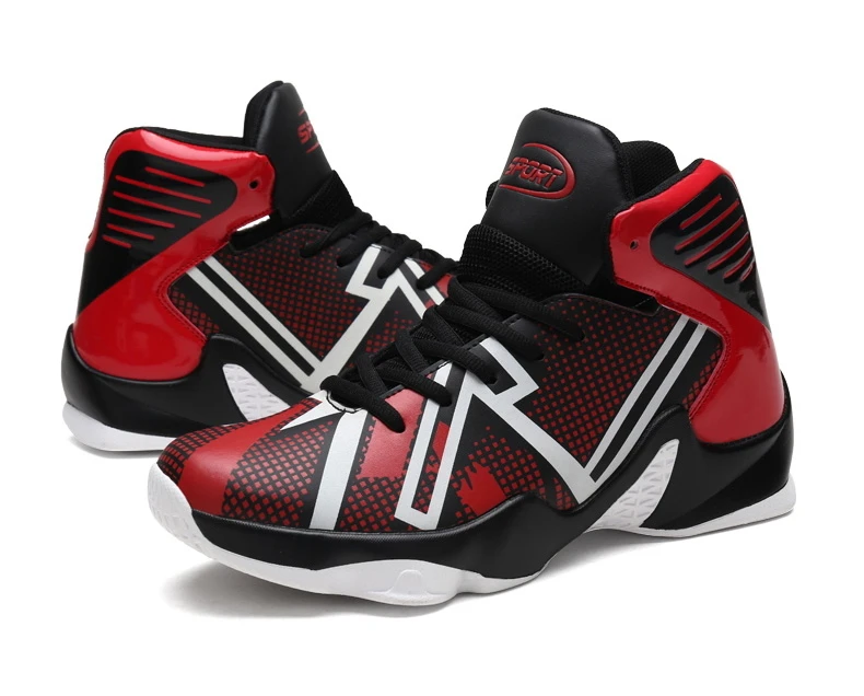AFFINEST, Молодежные баскетбольные кроссовки для мужчин, Ночной светильник, спортивные кроссовки, Нескользящие, крепкие, с высоким берцем, защищают лодыжку, баскетбольные кроссовки