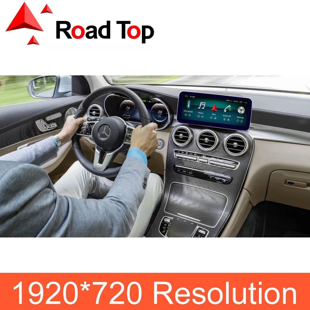 4G Ram 10,25 дюймов Android дисплей для Mercedes Benz GLC C Класс W205, с gps навигацией Bluetooth Радио стерео сенсорный экран