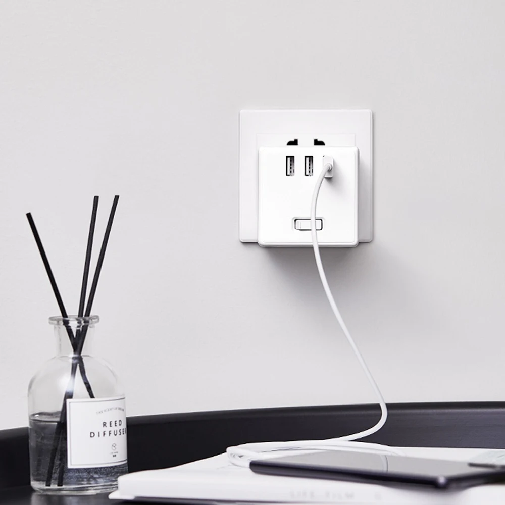Оригинальный Xiaomi Mijia на европейскую розетку 3 Зарядка через usb Порты 5 сторонний