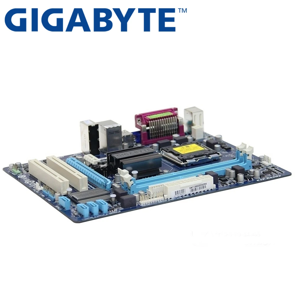 Десктопная Материнская плата GIGABYTE G41 Socket LGA 775 для Core 2 DDR3 8G Micro ATX оригинальная б/у