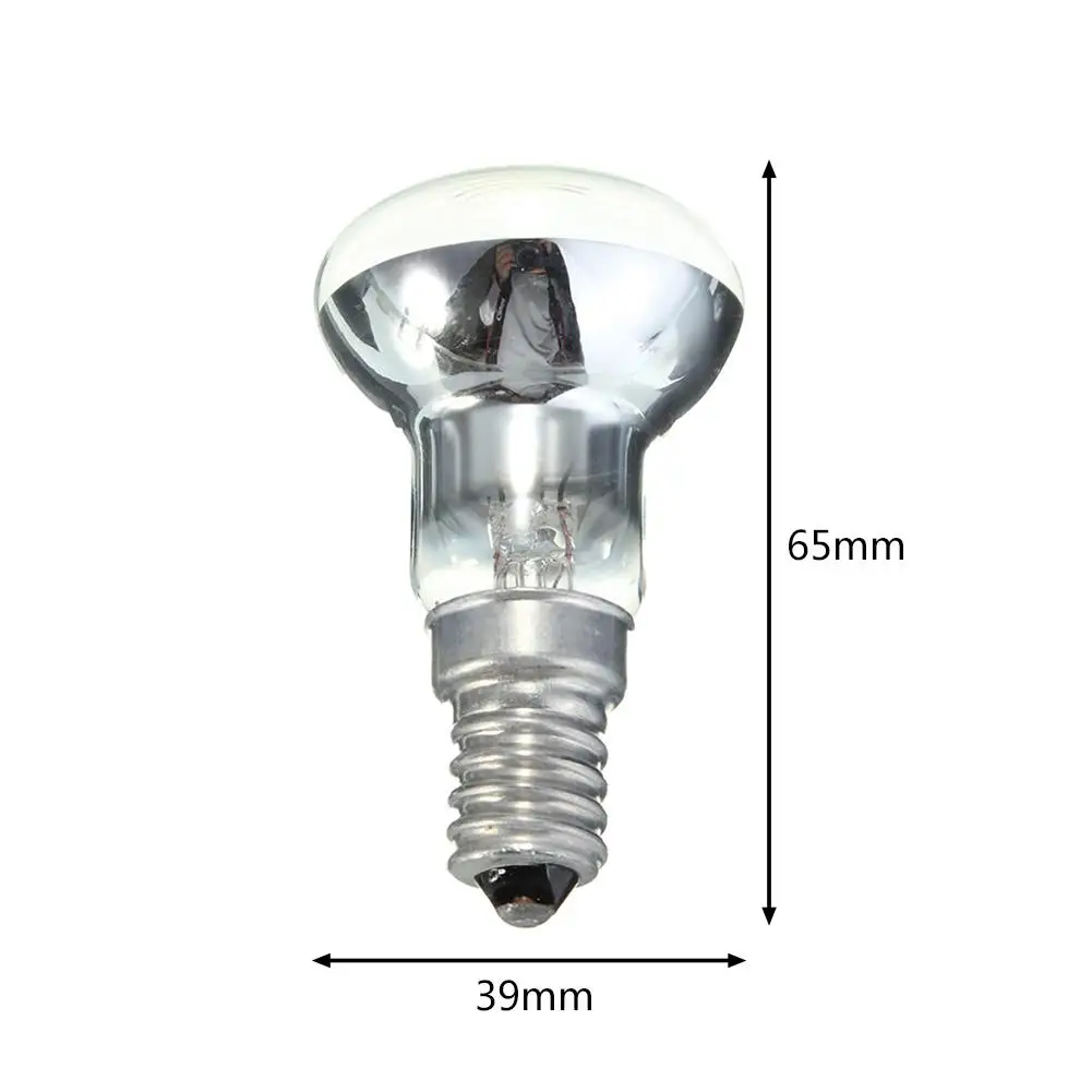 

Retro Edison Bulb E14 Light R39 Reflector Glass Bulb Vintage Spot Light Incandescent Filament Lamp Indoor Light Decoration