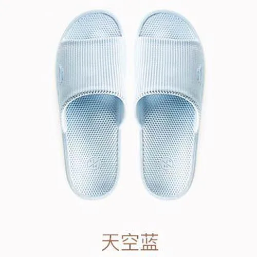 sky blue 270mm Xiaomi/оригинальные Нескользящие Тапочки для ванной с экологическими цепочками; износостойкие водонепроницаемые тапочки для детей, женщин, мальчиков и девочек - Цвет: sky blue 270mm