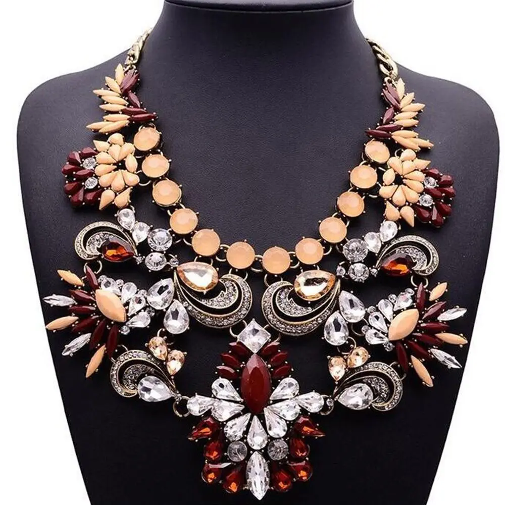 Luxury Big Pendant Necklace Vintage Primitive Tribe Bohemia Exaggeration Torque Women Jewelry | Украшения и аксессуары
