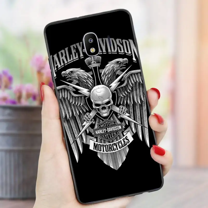 

Hoesjes Harley Motorcycle Davidson Phone Case For Huawei P20 P30 P40 lite 2017 pro SMART2019 Black Soft Case nax fundas cover