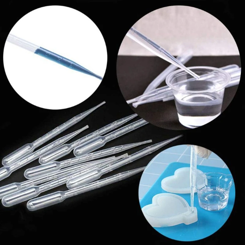 

1 Set Reusable Silicone Dispensing Measuring Cup Mixing Stick Dropper Kit Crystal Epoxy UV Resin DIY Craft Casting Mould