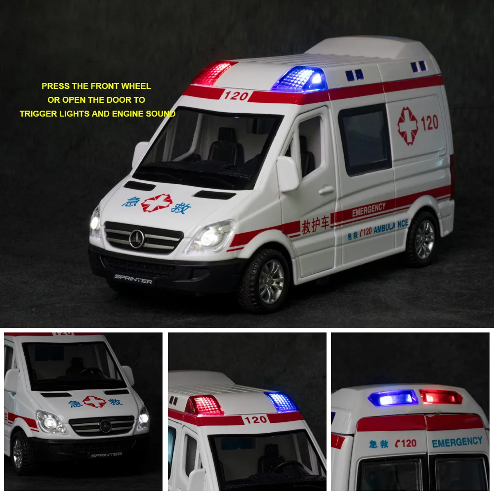Модель автомобиля полиция в масштабе 1:32 Форд рейнджер X7 машина скорой помощи TOYOTA