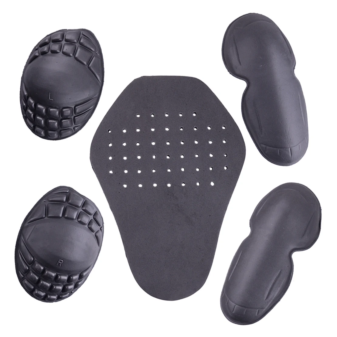 

5pcs/Set Universal Motorcycle Jacket Lining Protector Pad Armor for Shoulder Knee Elbow Back