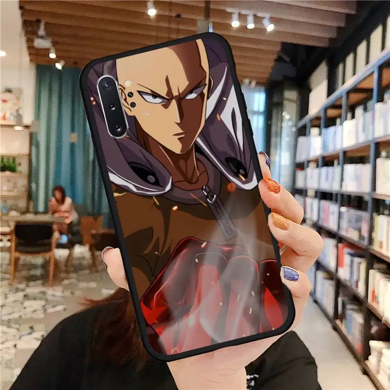 

Cartoon Anime One Punch Man fun Phone Case For Samsung A50 A51 A71 A20E A20S S10 S20 S21 S30 Plus ultra 5G M11 funda cover