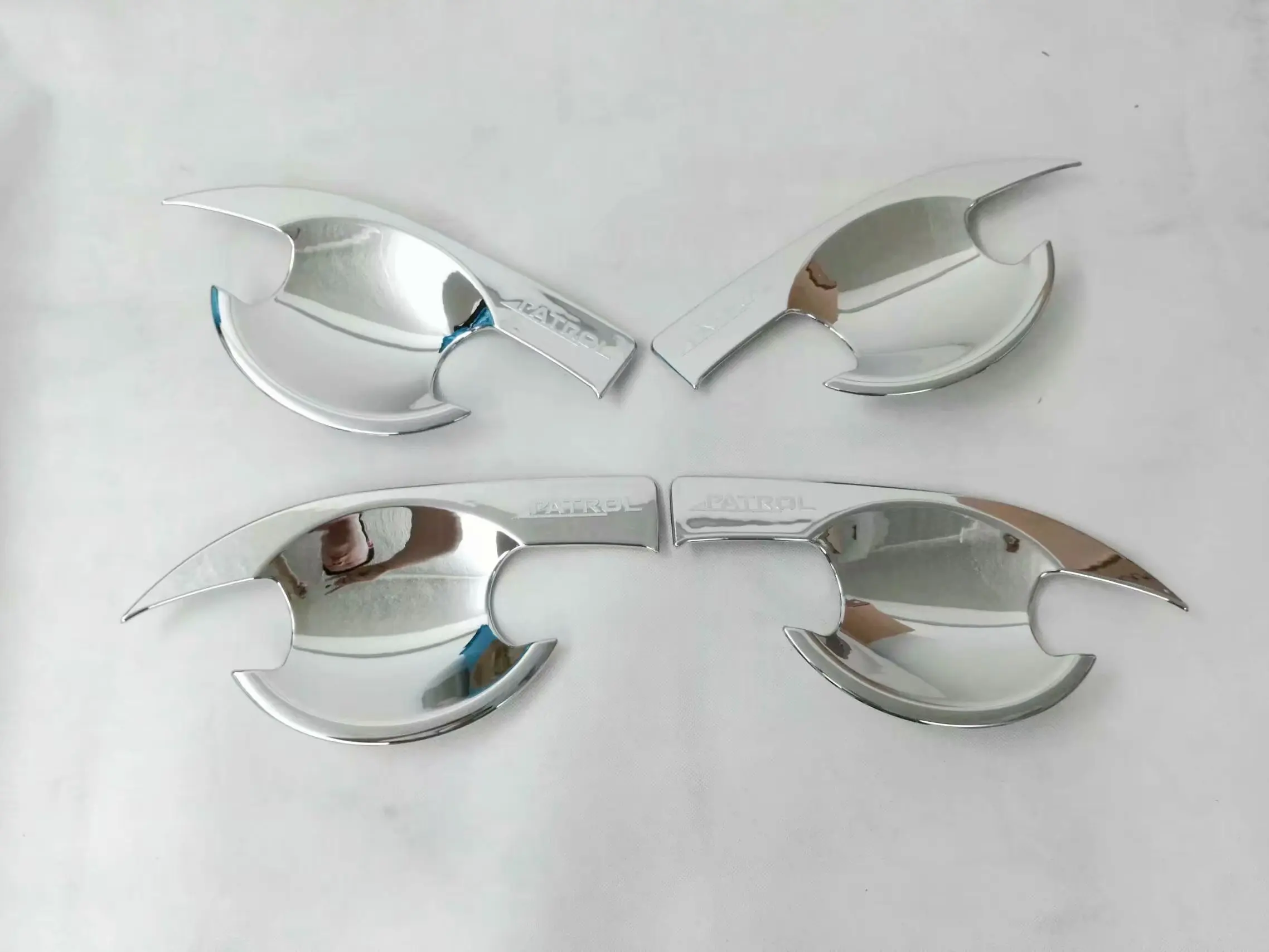 ABS внешняя дверная ручка Чаша Крышка отделка наклейки для Nissan Patrol 2017|Клипсы и