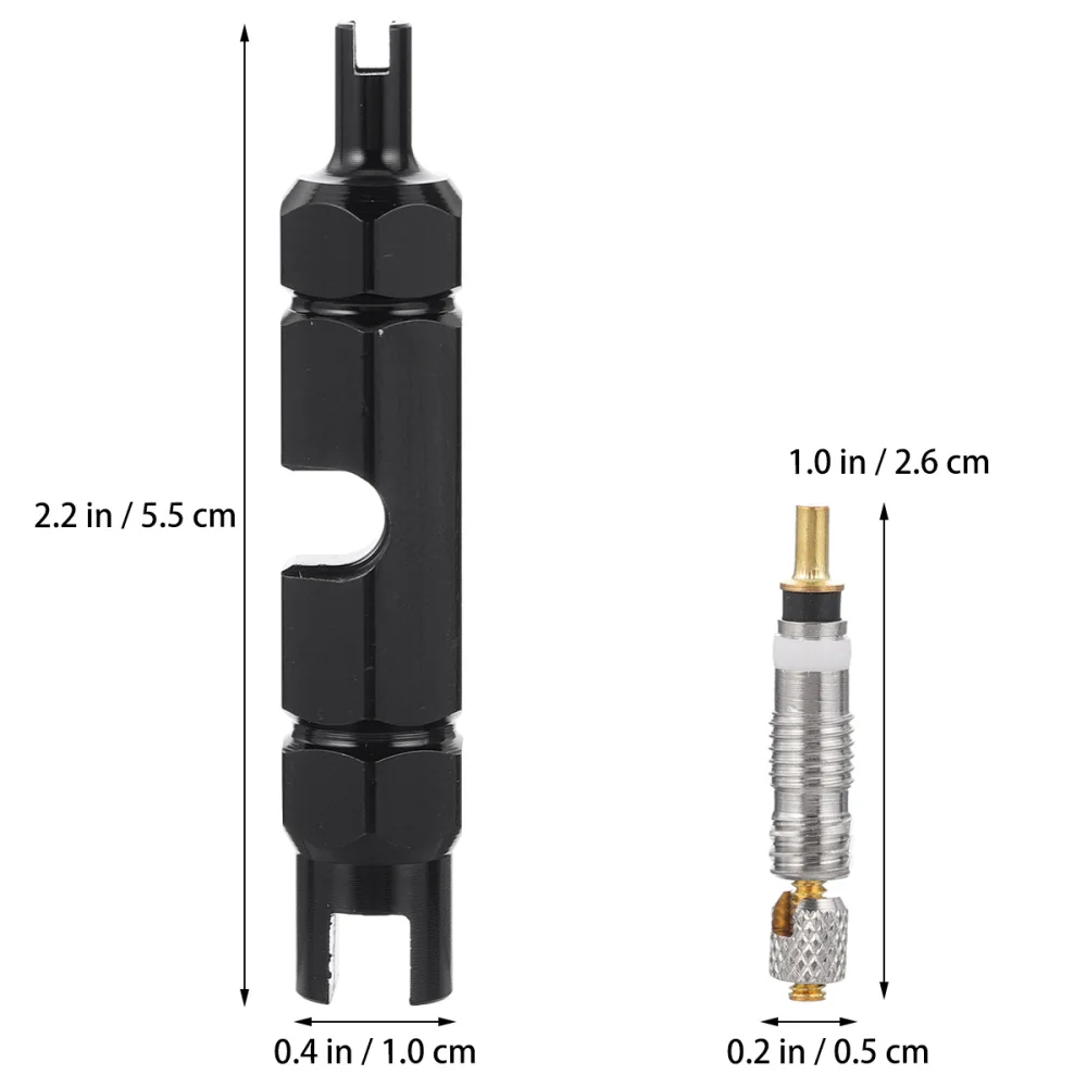 

Core Removal Kits Cycling Tire Core Repairing Tool Kits (Black)