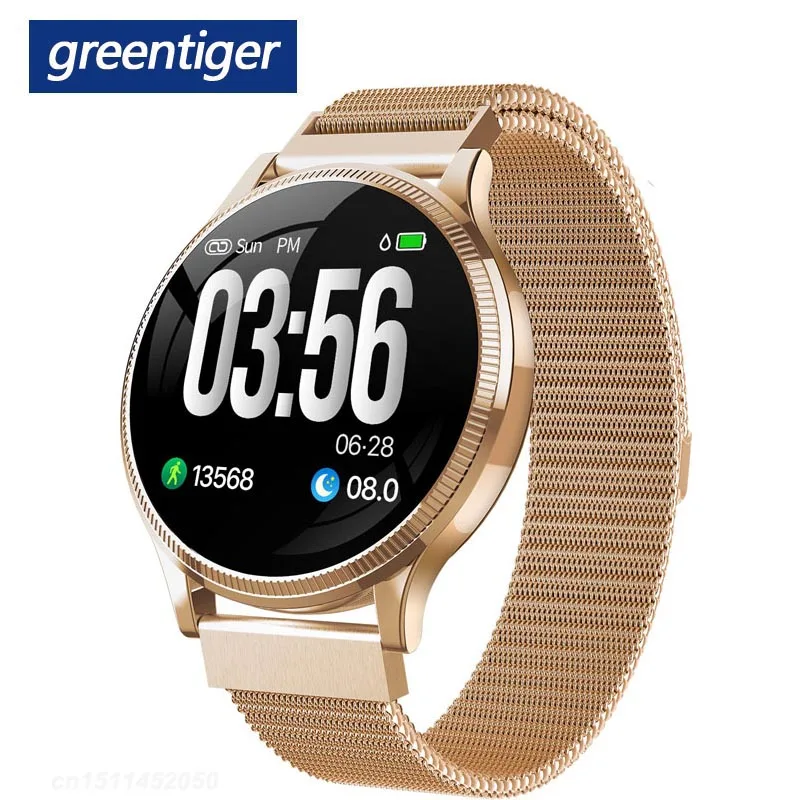 Greentiger MK08 Смарт-часы мужские водонепроницаемые кровяное давление фитнес-трекер монитор сердечного ритма спортивный смарт-браслет VS L5 часы