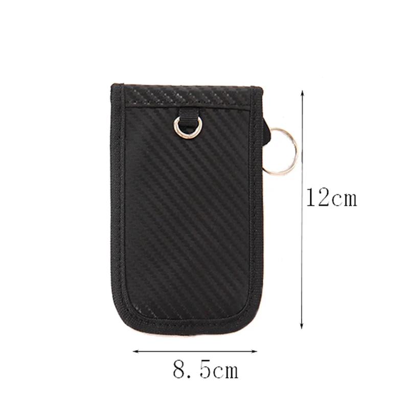 

12*8.5 cm Faraday Car Key Case FOB Signal Blocker Bags ID Card Storage Bag FOB Signal Blocker Anti Theft Pouch Case BAG1018