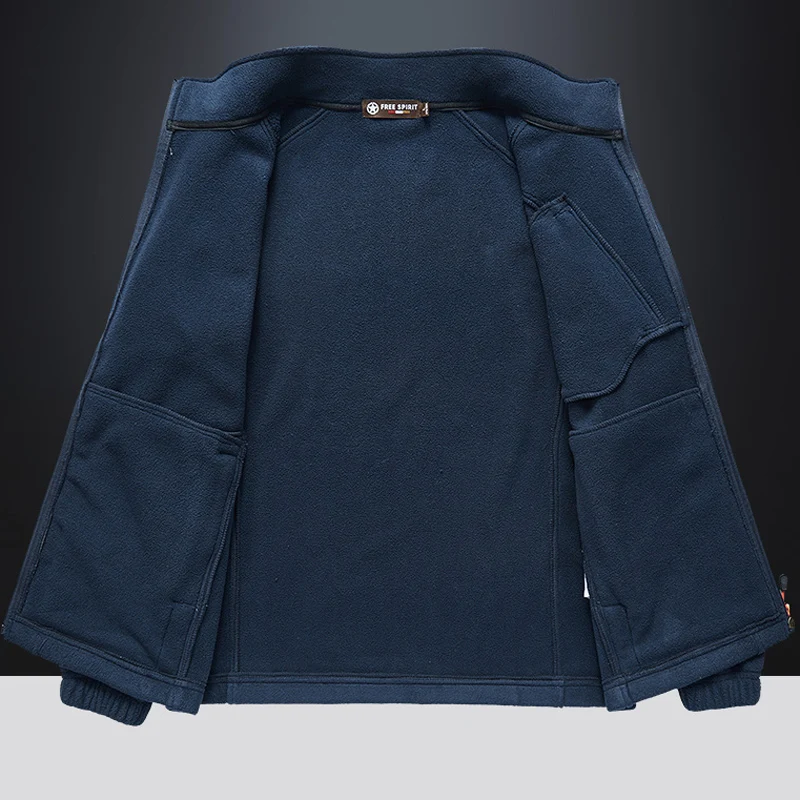 Новинка 2022 зимняя куртка Мужская тактическая флисовая походная из мягкого