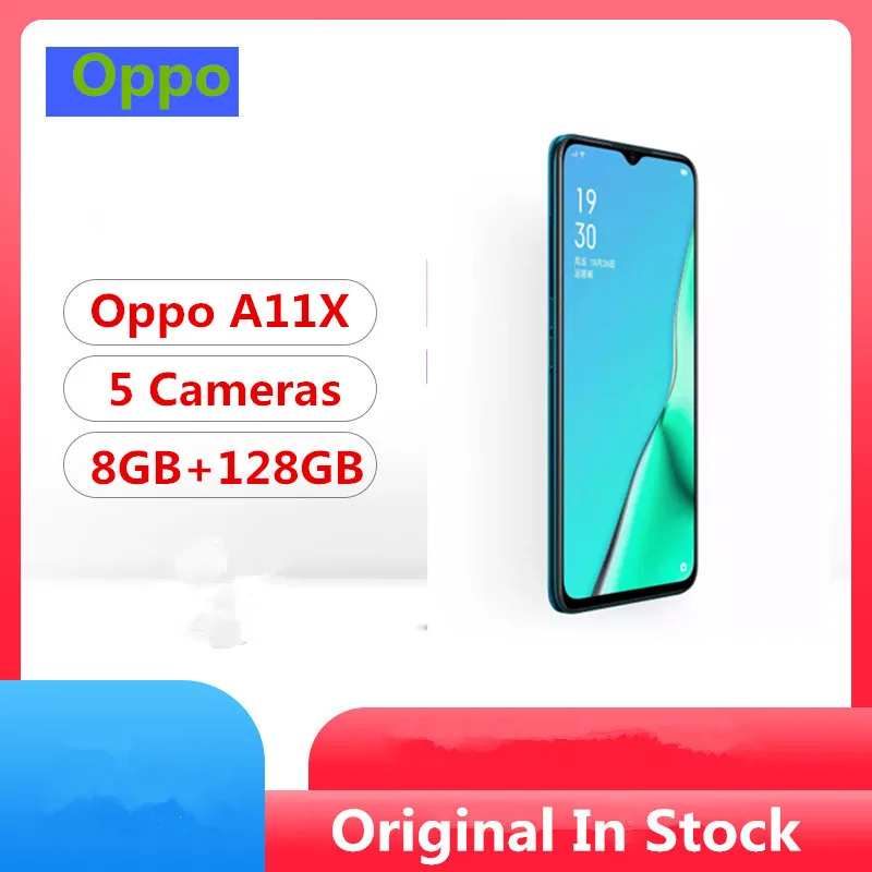 Смартфон Oppo A11X 4G LTE Snapdragon 665 Android 9 0 6 5 дюйма 128x5000 8 + Гб 48 МП мА · ч|Смартфоны| |