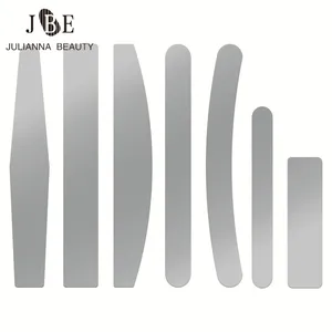 1 шт., двусторонние полировальные салфетки из нержавеющей стали для педикюра и маникюра