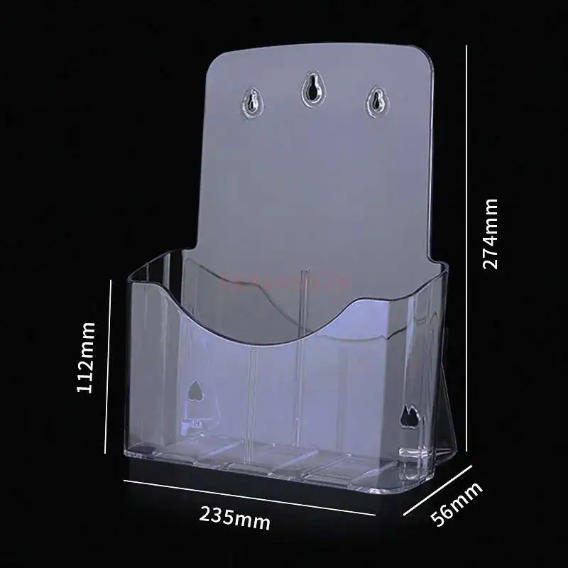 

a4 directory single-layer transparent leaflet information shelf desktop color page display box file newspaper
