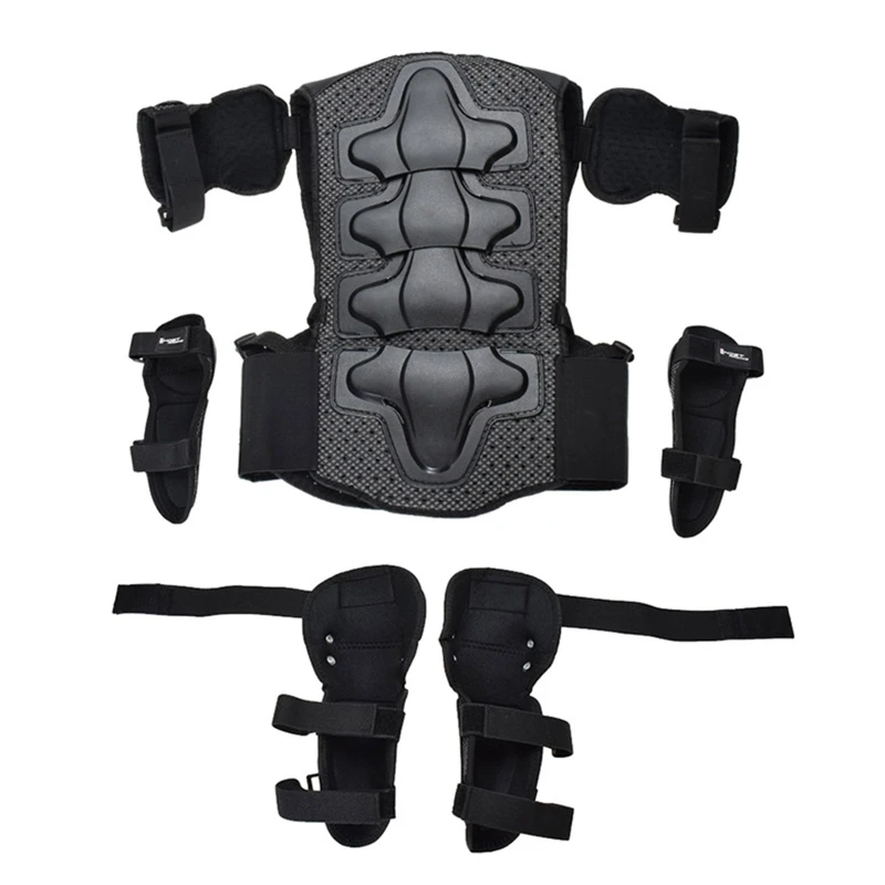 

Kids Full Body Armor Protective Gear Chest Back Protector Elbow Knee Protection Pads for Motocross Racing Skiing Skating