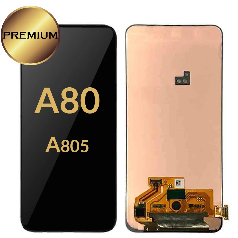 AMOLED для Samsung Galaxy A80 LCD SM A805 A805F ЖК дисплей с сенсорным экраном дигитайзер в сборе lcd