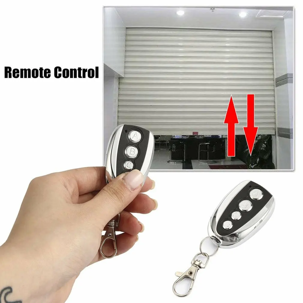 

1 Piece 4 Keys Universal Garage Door Remote Control 433Mhz Opener Cloning 4 Key Car Rolling Code Gate 433 Remote Control