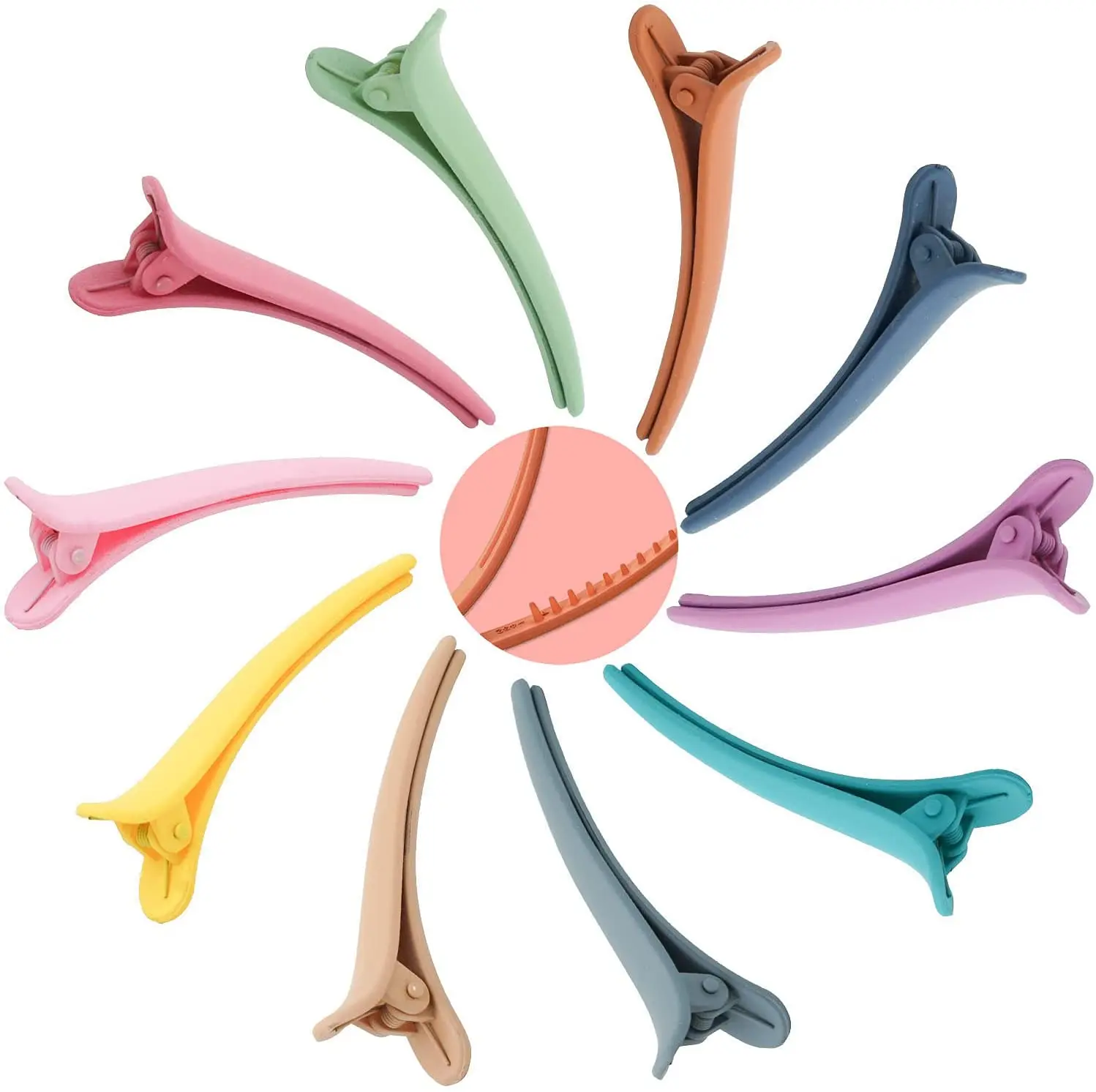 40 шт. Нескользящие зажимы для волос Аллигатор |