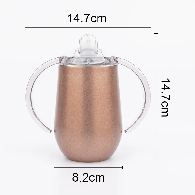 Безопасный детский термос не содержит БФА 10 унций изолированный из нержавеющей