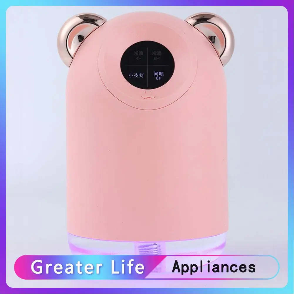 

USB Air Humidifier Cute Pet Ultrasonic Cool Moisturizer Mist Maker Night Light Aroma Diffuser Fogger Air Oil Air Fresher