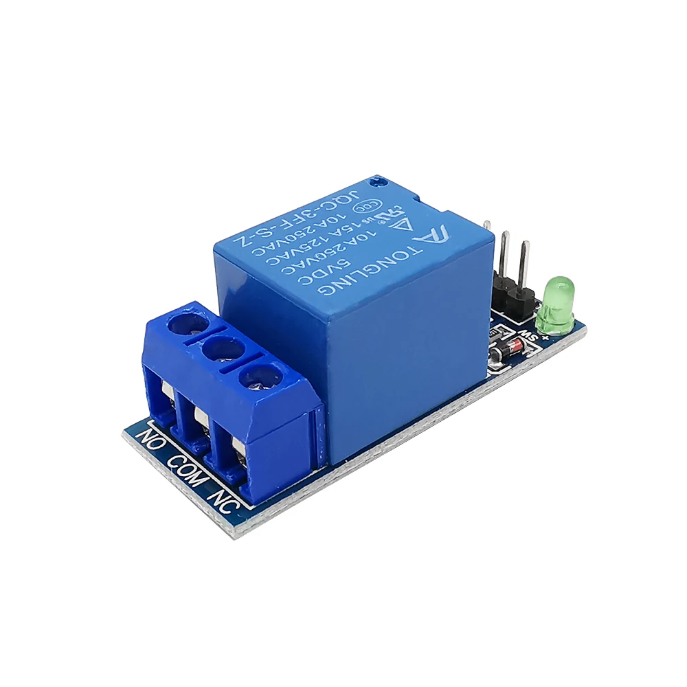 Одноканальный релейный модуль 5 В 1 шт. низкоуровневая интерфейсная плата
