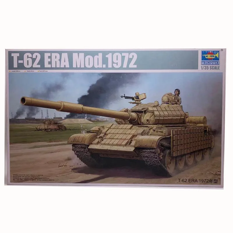 Trumpeter собирает мир модель танка 1/35 Советский Союз T62ERA Средний главный боевой