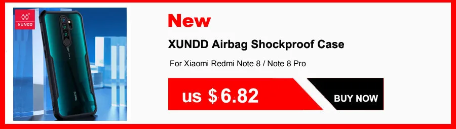 Для Xiao mi 9 mi 9 Pro чехол для телефона XUNDD Роскошная подушка безопасности Противоударная полная защитная задняя крышка для Red mi Note 8 Pro K20 Pro Coque