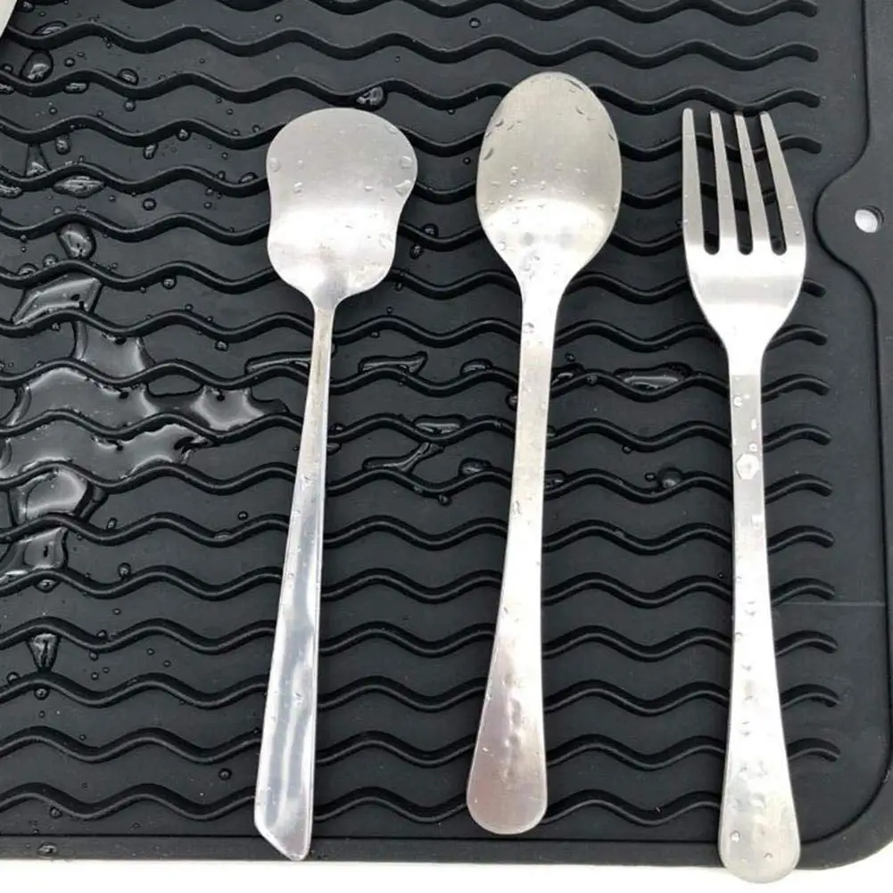 Multifunctional Silicone Drain Mat Drying Dishes Pad Heat Resistant Slip-proof Tray Set Massage Mats For Kitchen Dish | Дом и сад