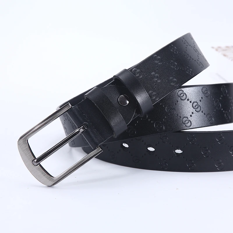 Aoluolan men Genuine leather belts Luxury designer Pin buckle belt Quality second layer cow skin strap male width 3.8 cm | Аксессуары