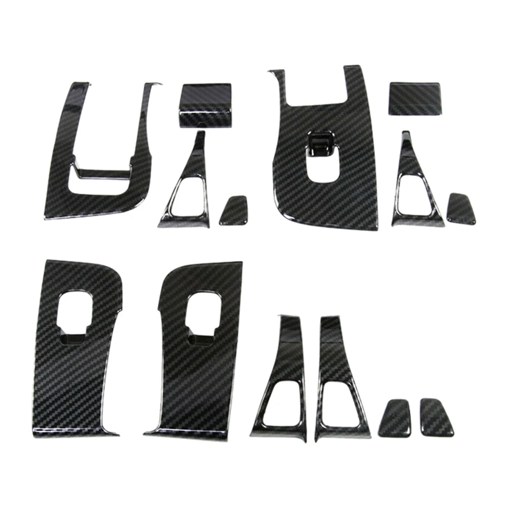 14 шт./компл. кнопки переключения стеклоподъемника автомобиля крышка из