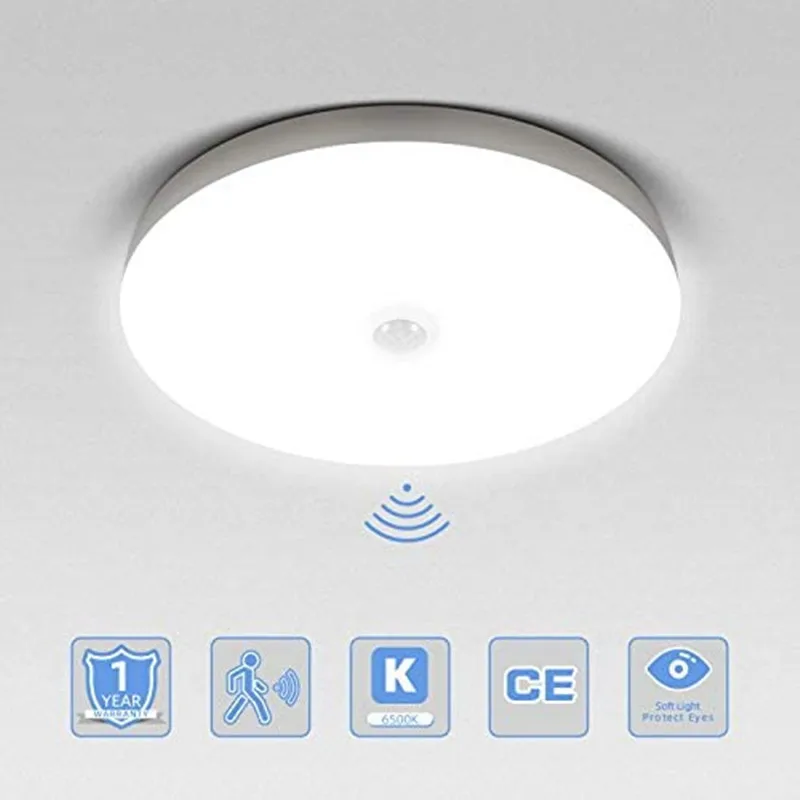 

Motion Sensor LED Ceiling Light Bedroom induction LED Night Lamp Human body induction Bulb for Home Stair Hallways Lighting