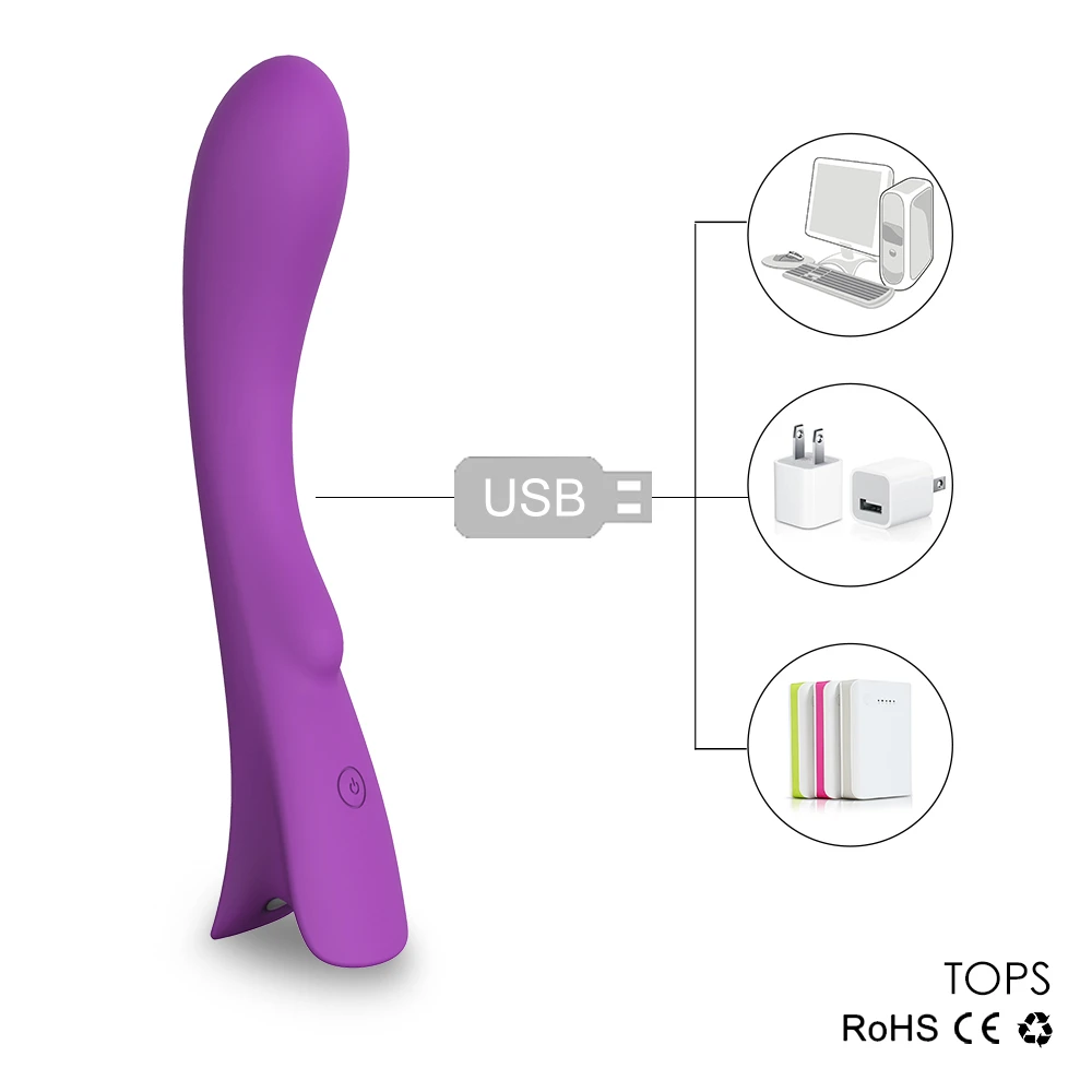 9 режимы Дилдо Вибратор для женщин Мягкий волшебная палочка Женский вагинальный