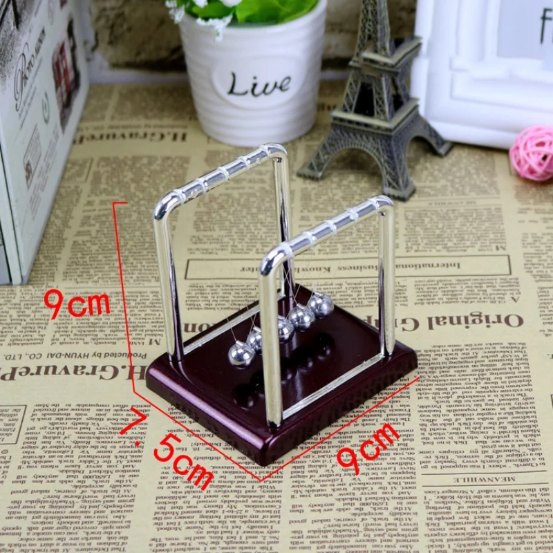 

s Creative Newton Teaching Science Desk Toys Cradle Steel Balance Ball Physic School Educational Supplies Home Decoration