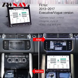 digital air con acc panel android for land rover range rover 2013 2017 evoque screen air conditioning lcd display instrument free global shipping