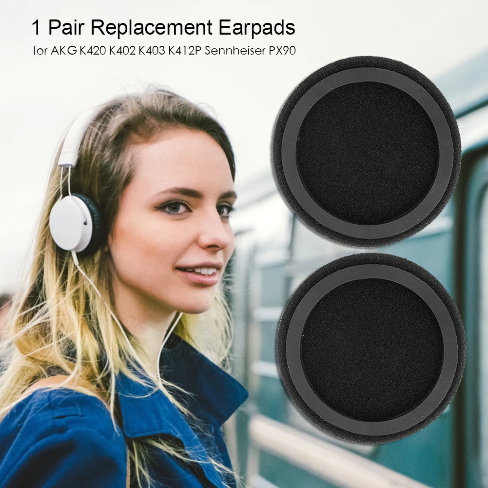 Гибкие амбушюры губка искусственная кожа Наушники Подушка Аксессуары для Sennheiser