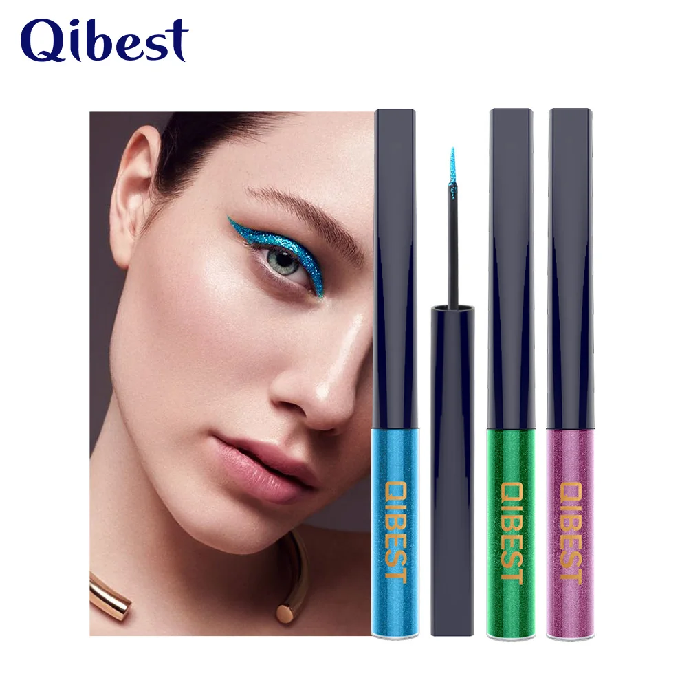 15 Colors Colorful Liquid Eyeliner Golden Red Blue Shiny Eyes Flash Waterproof Long-lasting Durable Makeup |