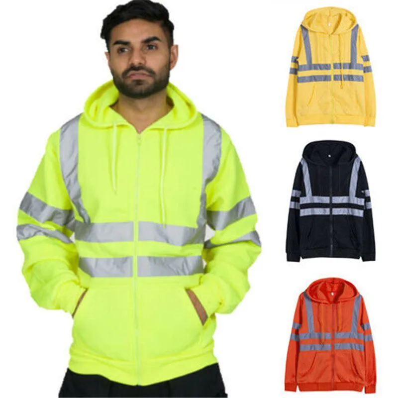 Мужские толстовки на молнии зимняя теплая толстовка с капюшоном куртка карманом